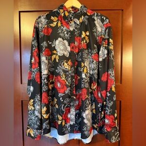 Euow Floral Button-Up Shirt XXXL